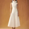 The Triana dress Flared godet dress