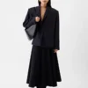 The Triangle skirt Flared maxi skirt