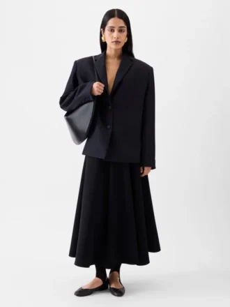 The Triangle skirt Flared maxi skirt