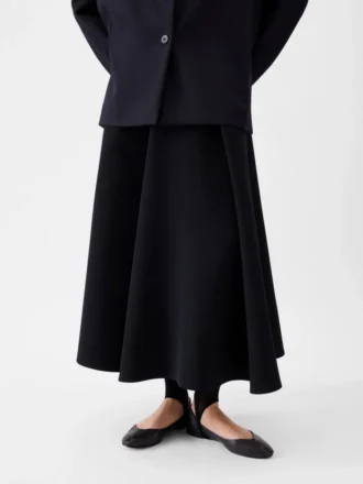 The Triangle skirt Flared maxi skirt