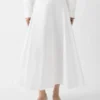The Triangle skirt Flared maxi skirt