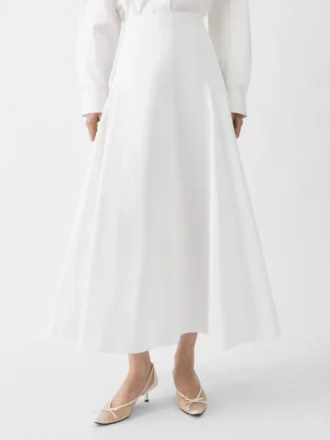 The Triangle skirt Flared maxi skirt