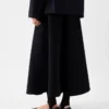 The Triangle skirt Flared maxi skirt
