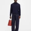 The Tricot knit Fitted monogram sweater