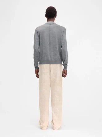 The Tricot knit Fitted monogram sweater