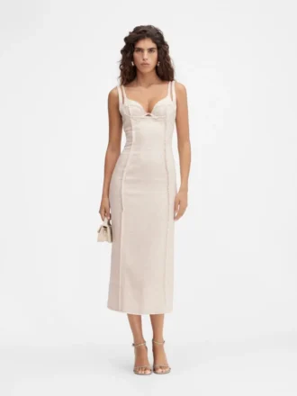 The Valérie dress Frayed fitted dress