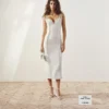 The Valérie dress Frayed fitted dress