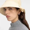 The Vela hat Folded raffia bucket hat