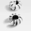 The Zebra earrings Rhinestone zebra hoop earrings