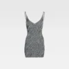 The Zebra mini knit dress Zebra jacquard mini dress